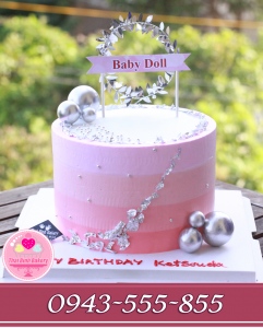 bánh kem phụ kiện tặng bánh gái thích tông hồng