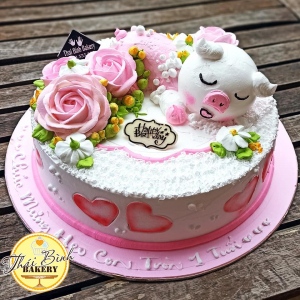 bánh kem tuổi lợn tặng sinh nhật con gái